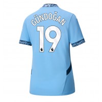 Manchester City Ilkay Gundogan #19 Hjemmedrakt Dame 2024-25 Kortermet